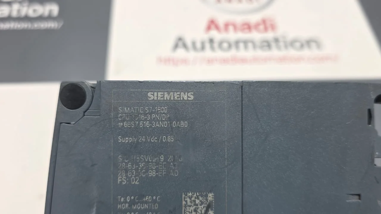 Trustworthy Siemens PLC CPU 1516-3 PN/DP For Automation Systems