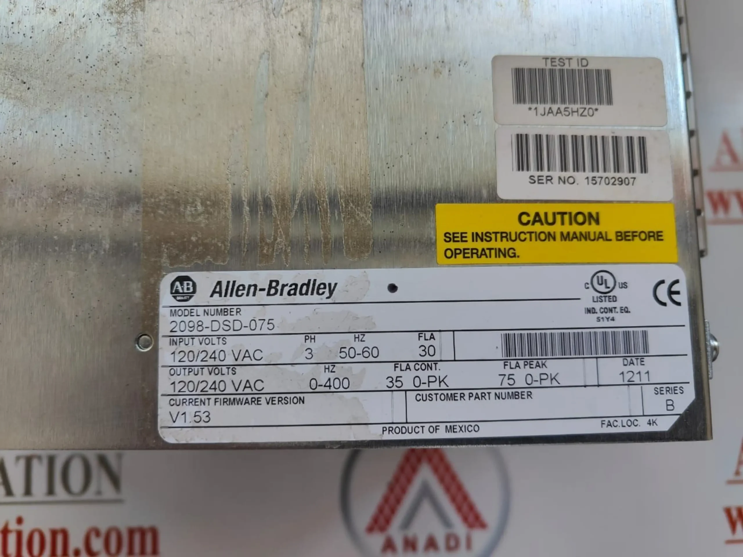 Why Choose Allen Bradley 2098-DSD-075 for Industrial Automation?