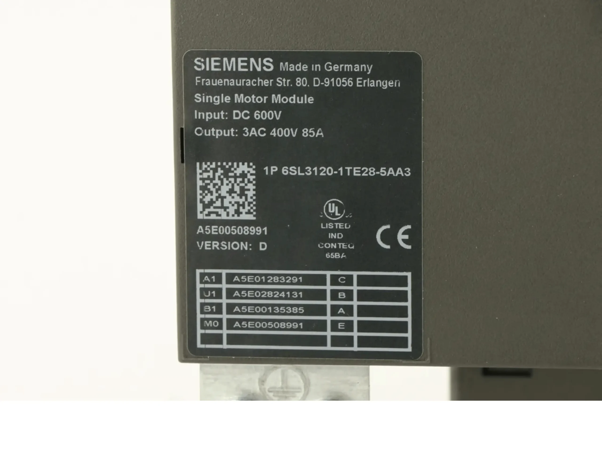 Boost Industrial Efficiency with Siemens SINAMICS 6SL3120-1TE28-5AA3 Drive Module